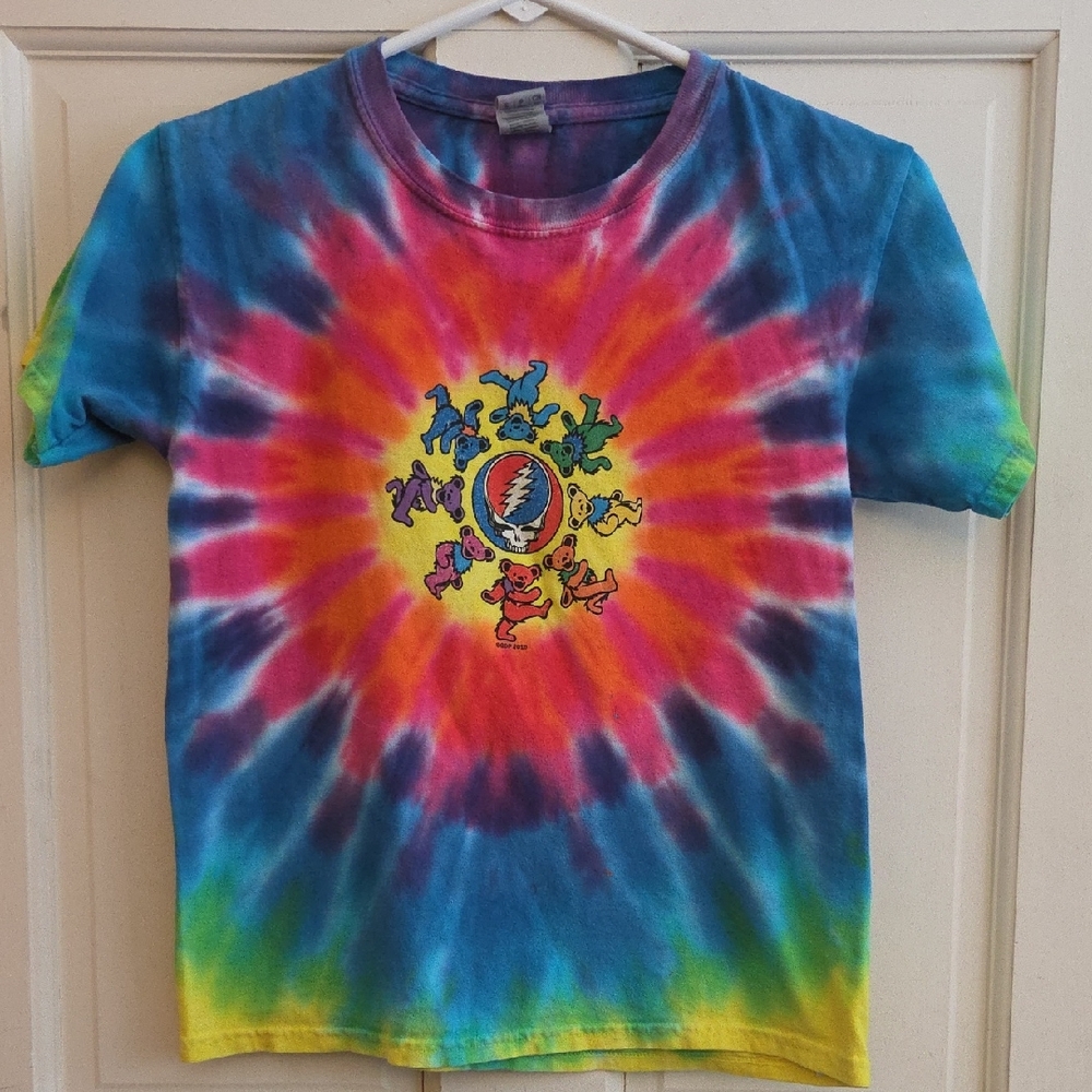 Gildan Vibrant Tie-Dye Kids Tee with Dancing Bears